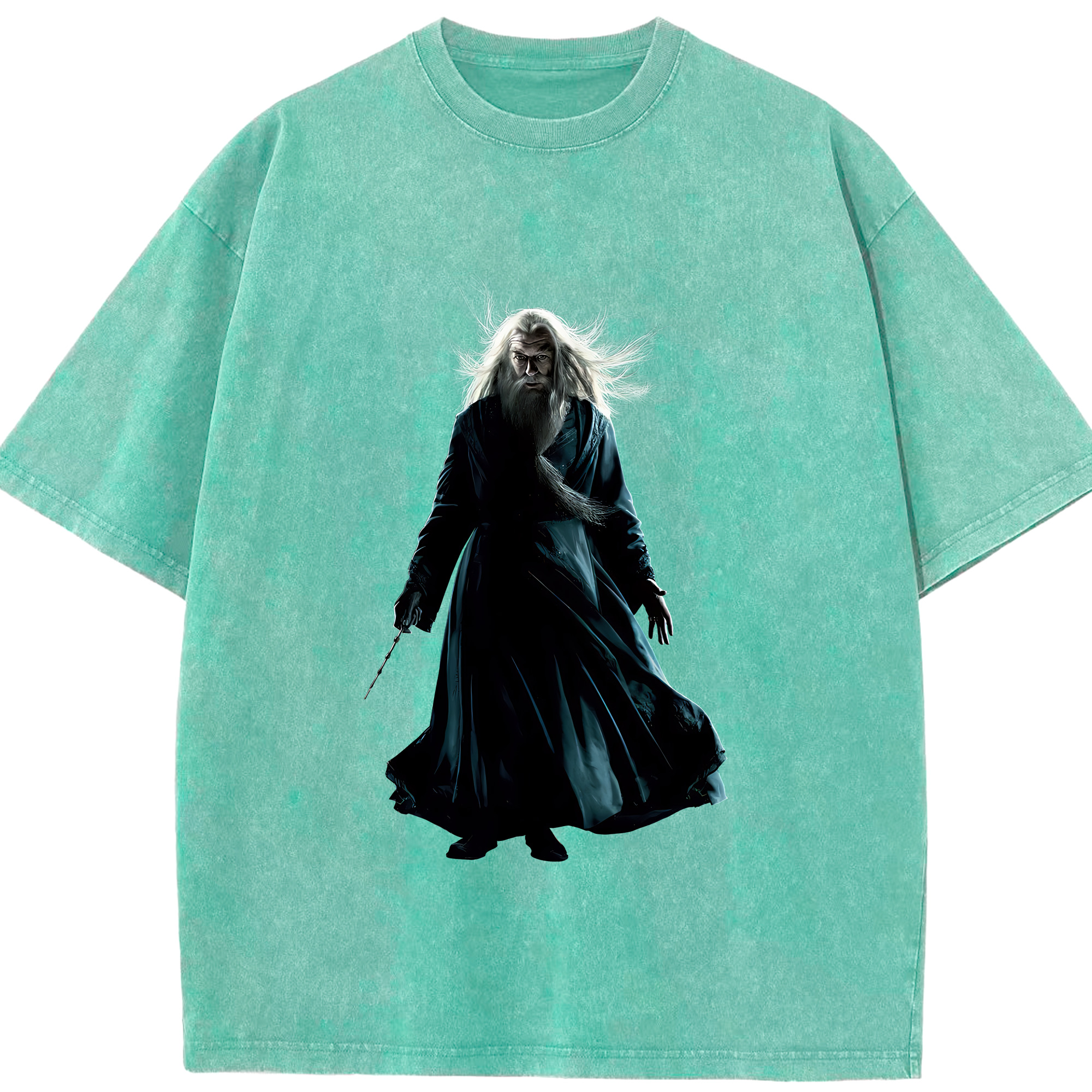 （画像用） Harry Potter ハリー・ポッターシリーズ 綿100% ヴィンテージ風 半袖Tシャツ（フロントプリント）